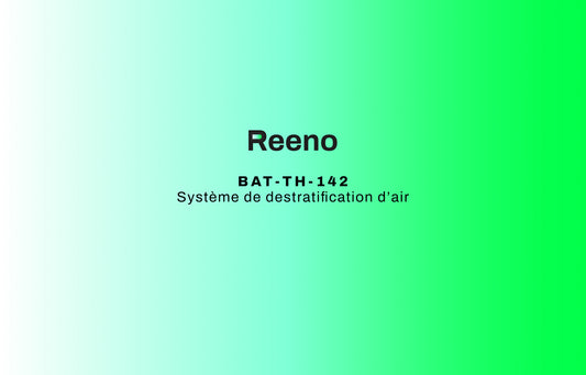 BAT-TH-142 : Système de destratification d’air